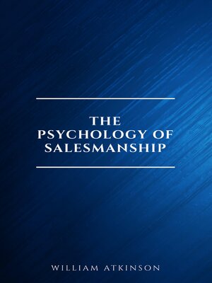 cover image of The Psychology of Salesmanship